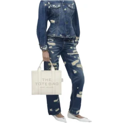 The Leather Medium Tote Taske