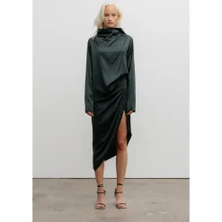 Tilda silkekjole dyb skov