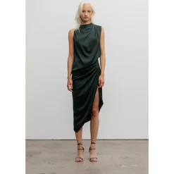 Tilda silkekjole dyb skov