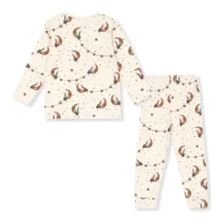 Todelt pyjamas med print