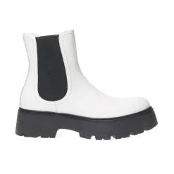 To-farvet Chelsea støvler børstet læder