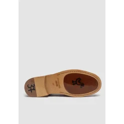 To-farvet Penny Loafer i Tan & Tobak