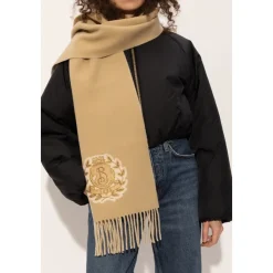 Tørklæde med broderet logo