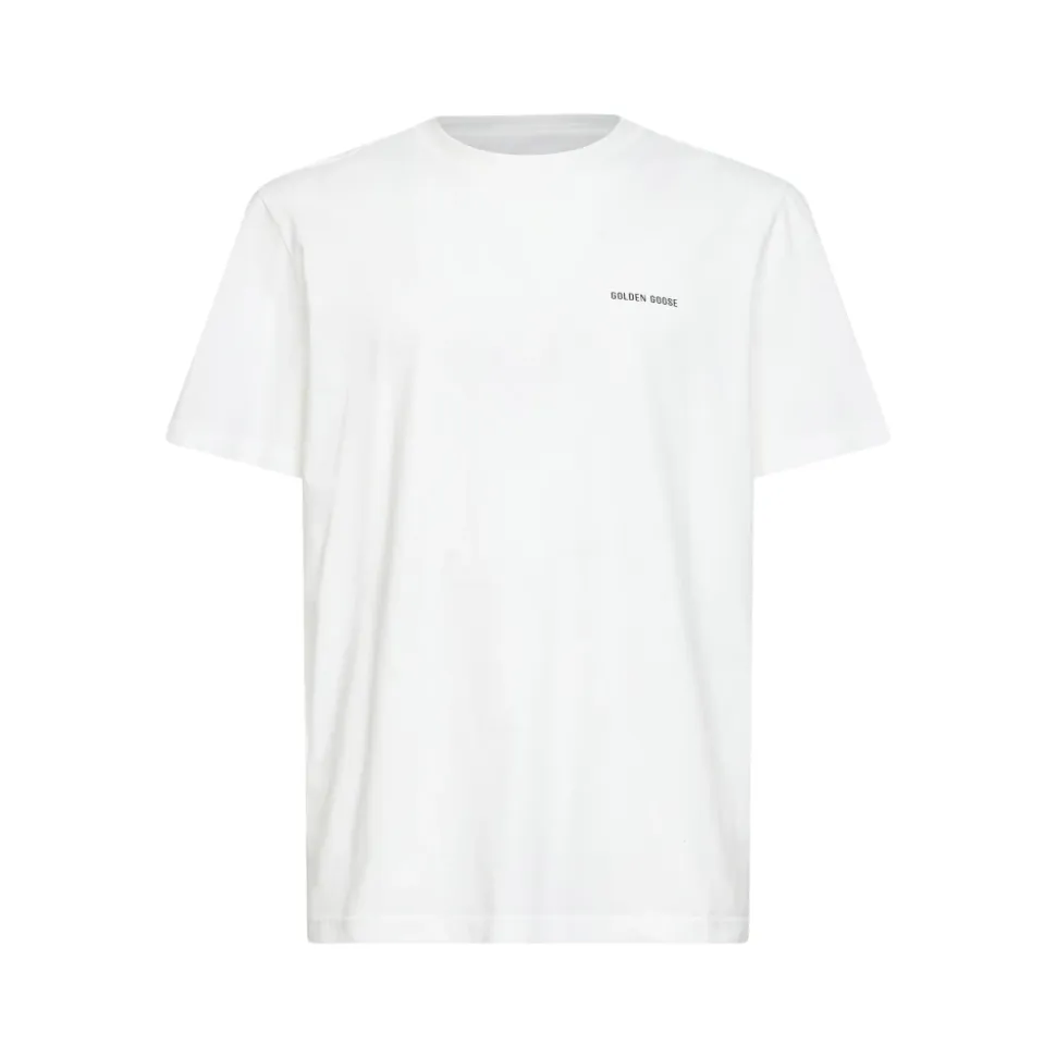 T-shirt i vintage bomuldsjersey