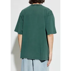 T-shirt med broderet logo