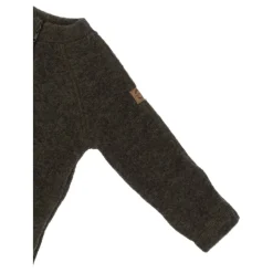 Ulddragt i mørkebrun