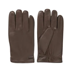 Uldforede handsker i læder