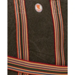 Unisex weekendtaske i ensfarvet grøn bomuldskanvas