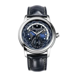 UOMO - FC -718NWM4H6 - Fremstilling af WorldTimer 42mm GMT læderrem