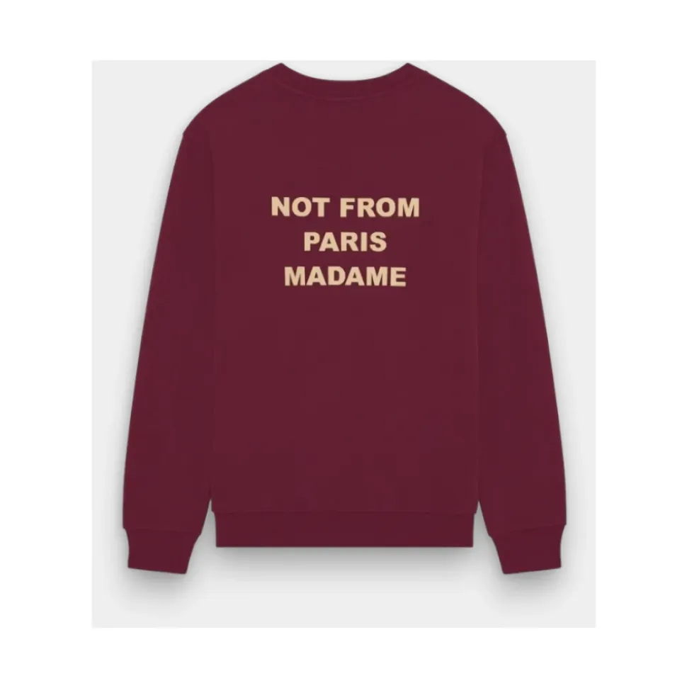 Urban Slogan Sweatshirt i Vin