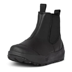 Varme Læderstøvler - Sort