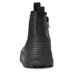 Varme Læderstøvler - Sort