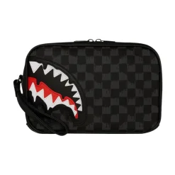 Vegan Læder Beauty Case Pochette Shark
