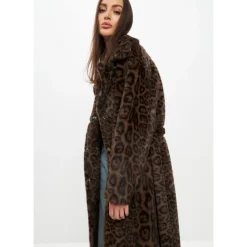 Vendbar Lang Vinter Faux Fur Frakke