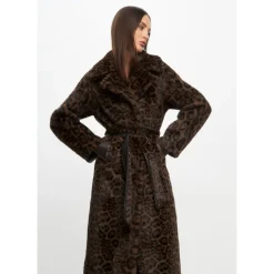 Vendbar Lang Vinter Faux Fur Frakke