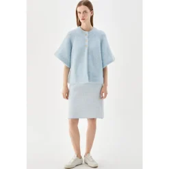 Vilanie Kortærmet Mohair Cardigan