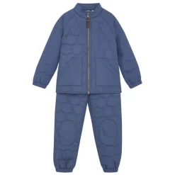 Vintage Indigo Termosæt med Cirkelmønster