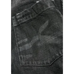 Vintage-Effect Denimjakke