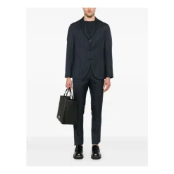 Virgin Wool Pinstripe Suit