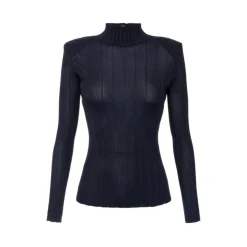 Viscose Top with Logo Details