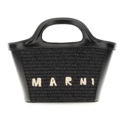 Vævet Håndtaske i Bomuld og Nylon