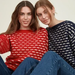 Wava Sweater - Mørkeblå Strik