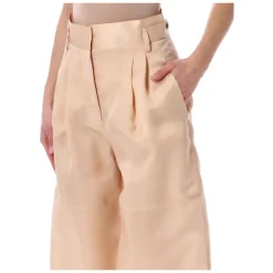 Women's Trousers Clothing Pink SS26