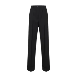 Wool Gabardine Trousers