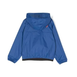 x K-Way Leon Hooded Rain Jacket