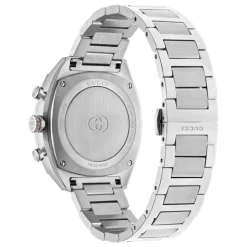 YA142318 - Interlocking 41mm rustfrit stål urkasse, grønt skive, lille sekundviser, sort keramisk bezel med tachymeter indikation, rustfrit stål armbånd