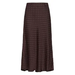 ZaniaIW Skirt Brown Bordeaux Small Dot - 305 - 30111253
