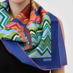 Zig Zag Silketørklæde